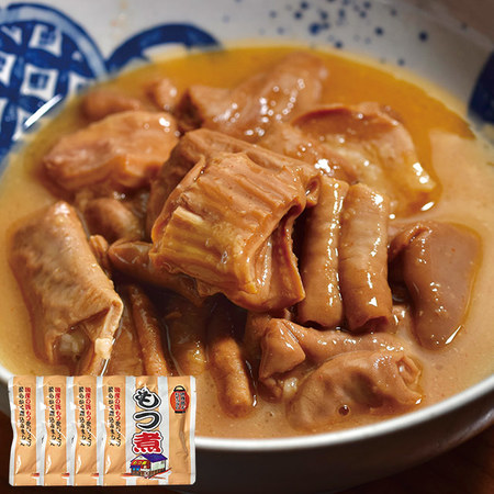 やわらか国産豚もつ煮４袋