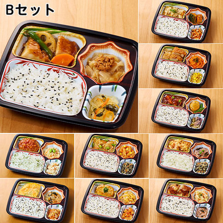 宅菜便　第２弾らく旨はればれ弁当３０種 B・C・Dセット【お試し単品】