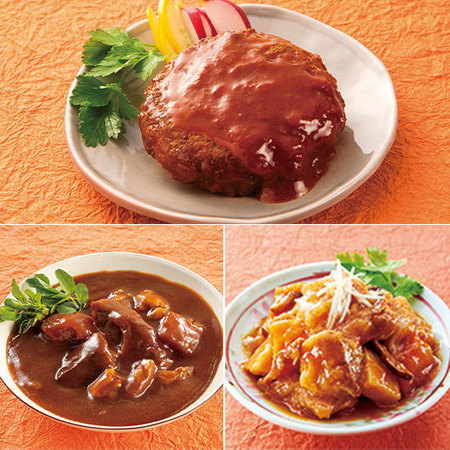 【特別価格！】常温ごちそう肉おかず３種１０袋お買得Ｆセット