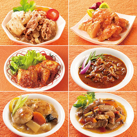 【アウトレットセール★特別価格！】常温ごちそう肉おかず６種１０袋お買得Ｈセット