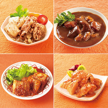 【特別価格！】常温ごちそう肉おかず４種１０袋お買得ｉセット