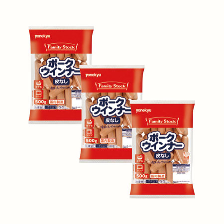 ◆お徳用！皮なしポークウインナー１．５ｋｇ【よりどり対象商品】