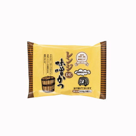 レンジで味噌かつ