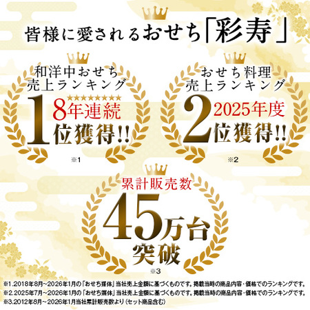 ベルーナおせち彩寿と柿の葉寿司４袋セット【１２月２９日お届け】