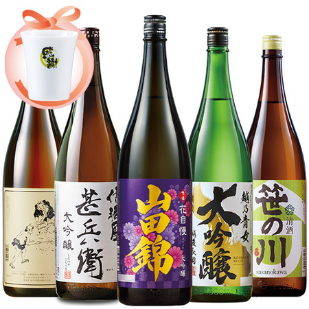 ≪プレゼント付！≫日本酒通販１０年連続1位記念！飲みくらべセット一升瓶５本組