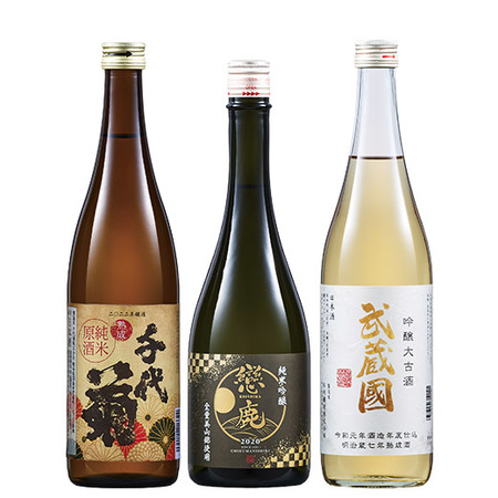 ≪４５％ＯＦＦ！≫全国３酒蔵の熟成酒飲みくらべ７２０ｍｌ３本組