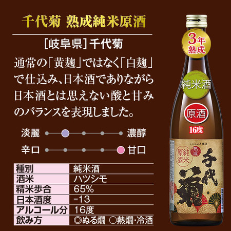 ≪５７％ＯＦＦ！≫全国５酒蔵の熟成酒飲みくらべ７２０ｍｌ５本組
