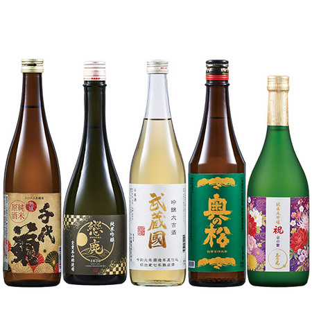 ≪５７％ＯＦＦ！≫全国５酒蔵の熟成酒飲みくらべ７２０ｍｌ５本組