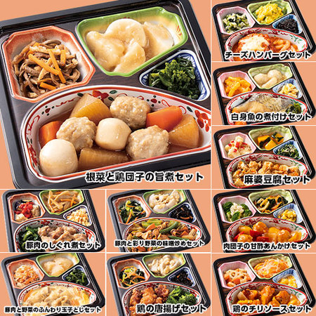 【アウトレット★WEB限定！約２４％ＯＦＦ！】塩分２．０ｇ以下のおかずⅠ御膳