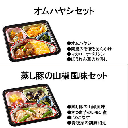 宅菜便　はなまる御膳１０食（お試しFセット）+みそ汁