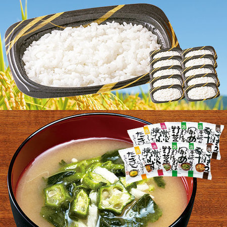 宅菜便　はなまる御膳１０食（お試しFセット）+ごはんみそ汁