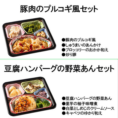 宅菜便　はなまる御膳１０食（お試しFセット）+ごはんみそ汁