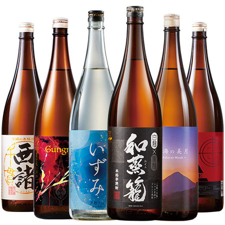 ≪ＷＥＢ限定！５５％ＯＦＦ！！≫鹿児島・宮崎六蔵の芋焼酎飲みくらべ一升瓶６本組