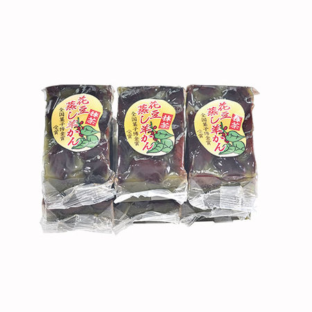 花豆抹茶蒸し羊かん