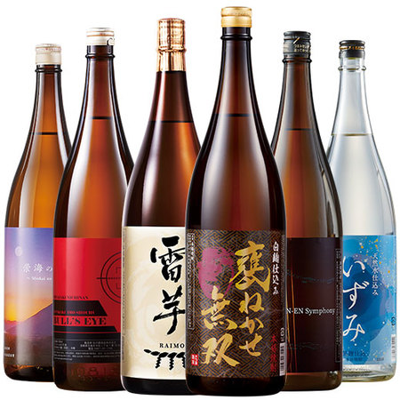 ≪５１％ＯＦＦ！≫お湯割りが旨い！鹿児島・宮崎の芋焼酎飲みくらべ一升瓶６本組