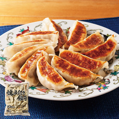 レンジで楽ちん！焼目付き餃子４０