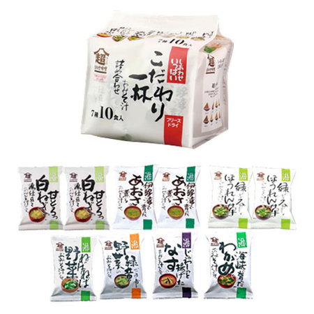 【ＷＥＢ限定★在庫販売！特別価格！！】しあわせいっぱいみそ汁10食