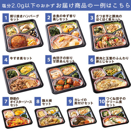 塩分2.0ｇ以下おかずW24回コース