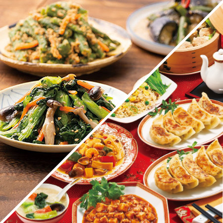 ◆野菜を楽しむシャキっと惣菜赤坂四川飯店にぎやか中華づくし