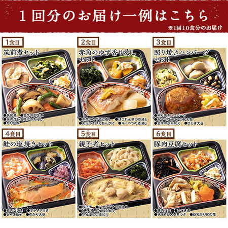 宅菜便　匠の和ごころ御膳24回コース+ごはん10食セット　定期コース（全２４回）