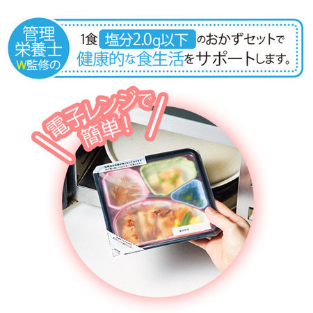 宅菜便　からだ想いのはれやか御膳24回コース+ごはんみそ汁10食セット　定期コース（全２４回）