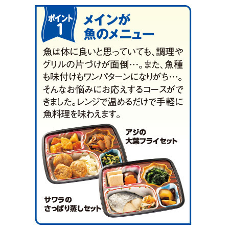 宅菜便　お魚づくしのこだわり御膳24回コース+ごはんみそ汁10食セット　定期コース（年２４回）